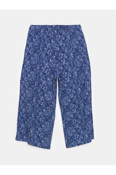 LC Waikiki Patterned Women's Capri with Elastic Waist