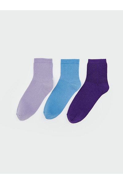 LC Waikiki Women's Flat Socks 3 Pcs