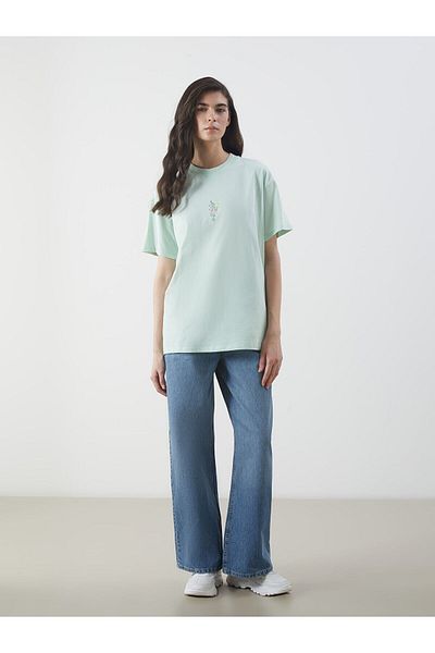 LC Waikiki Crew Neck Printed Women's T-Shirt