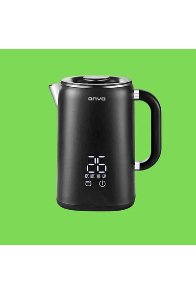 ONVO Electric Digital Control Panel Tea Maker with Heat Adjustment