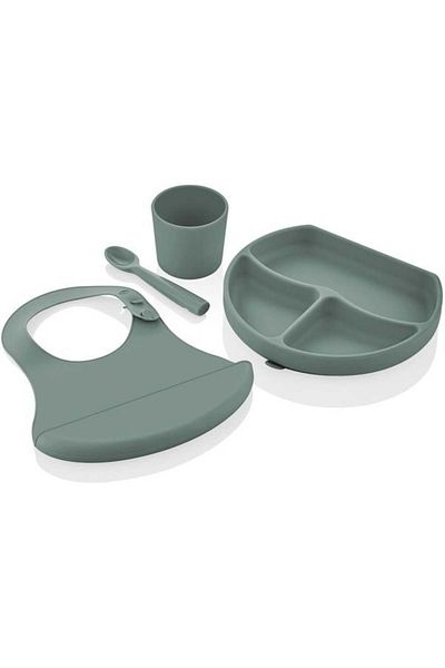 Easy Tedarik Babyjem Silicone Feeding Set 728 Mint