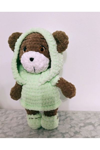 Superbaby Urs din fir catifelat – jucarie handmade