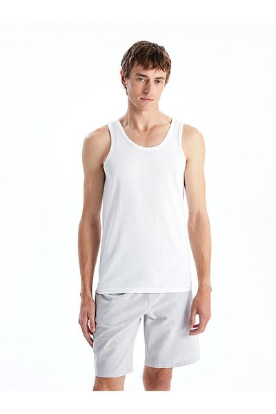 LC Waikiki U Neck Combed Cotton Men's Undershirt 5 Pack (S5)
