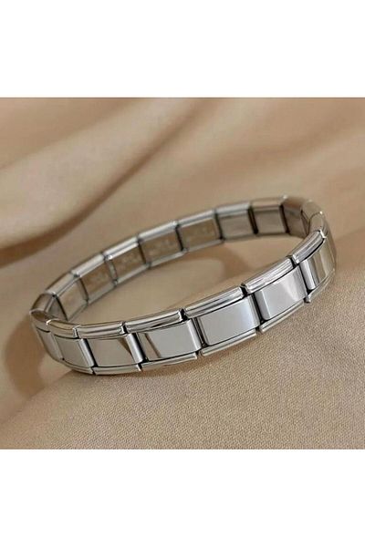 Merci Jewellery Italian Charm Steel Bracelet (Written)