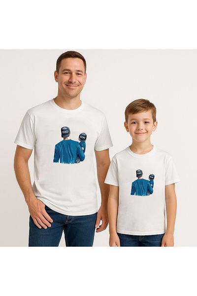 Let's Wear Μπλουζάκι με στάμπα ποδηλάτου με γιακά ποδηλάτου για ανδρικά και αγόρια για άνδρες, γυναίκες και αγόρια