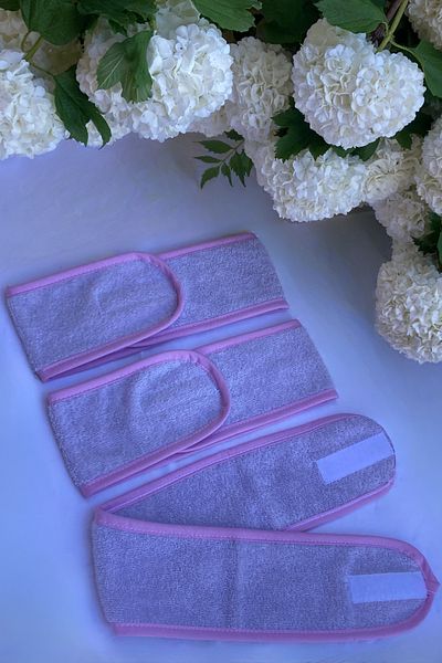 Mokita Home Hair Band Set of 3 Athlete Bandana Towel Women & Men Makeup Yoga Spa Velcro Tape Bias