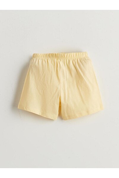 LC Waikiki Lcw Baby Printed Baby Boy Undershirt and Shorts 2-Pack