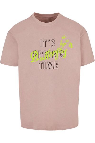 Merchcode Herren Its Spring Time Heavy Oversized Tee