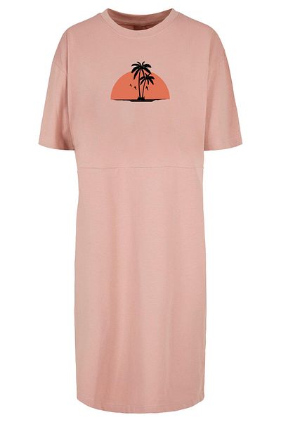 Merchcode Damen Ladies Summer - Beach Oversized Slit Dress
