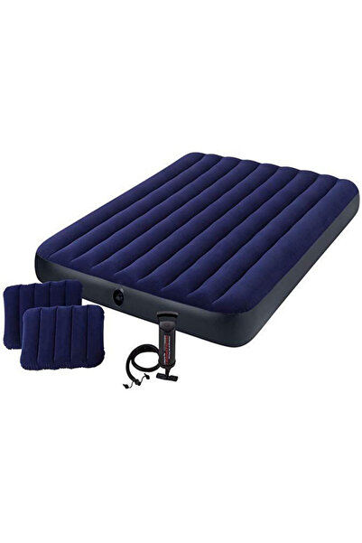 post alley 4 Kişilik Tenteli Çadır Seti + Otomatik Şarjlı Duş Başlığı + İki Kişilik Yatak