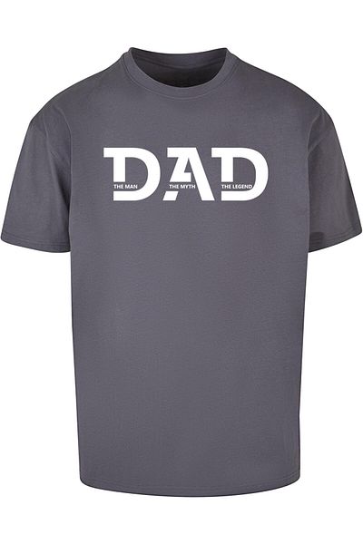 Merchcode Herren Fathers Day – The Man, The Myth, The Legend Heavy Oversize T-Shirt