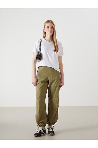 LC Waikiki Tricou de damă cu imprimeu cu gât crew