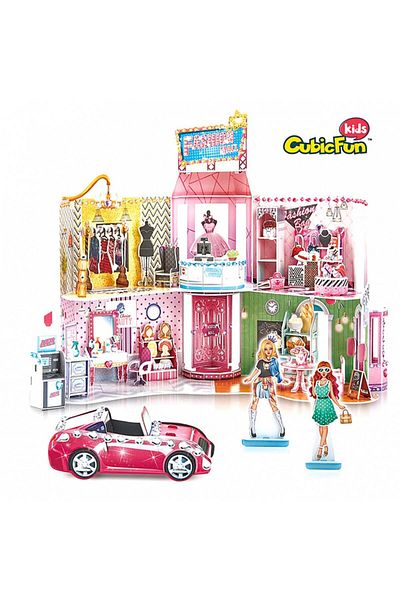 Cubic Fun - 3D Puzzle + Mall Stickers 157 Pieces