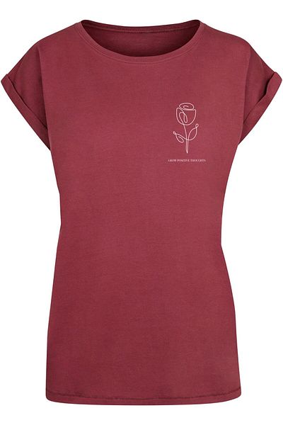 Merchcode Damen Ladies Spring - Tulip Flower T-shirt