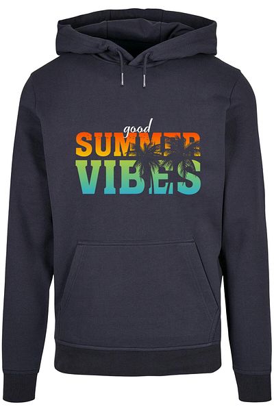 Merchcode Herren Good Summer Vibes Basic Hoody