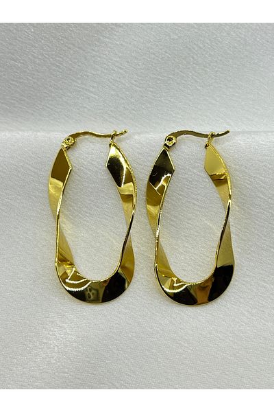 Lavienta Gold Brand Equivalent Steel Earrings