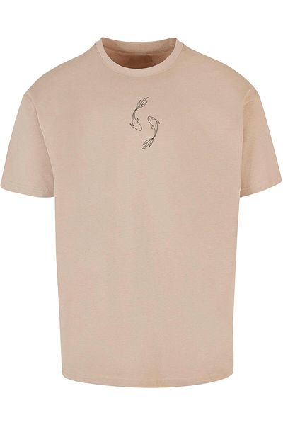 Merchcode Herren Spring - Yin & Jang Fish Heavy Oversized Tee
