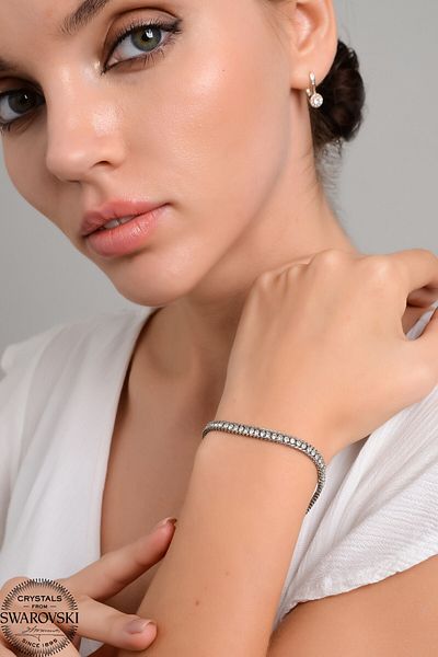 Swaroski Stoned Signature Solara Waterway Bracelet