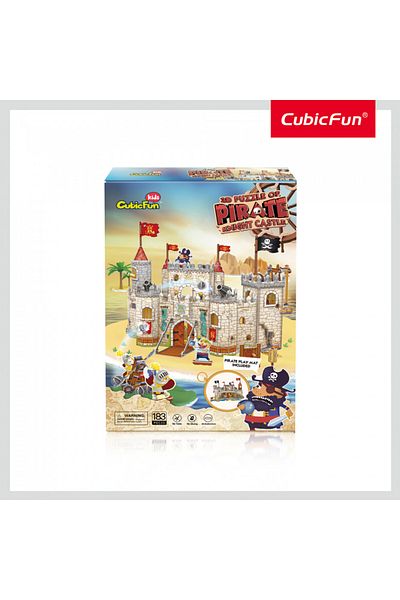 Cubic Fun - 3D Puzzle Pirate Castle 183 Pieces