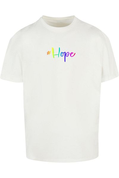 Merchcode Herren Hope Rainbow Heavy Oversized Tee