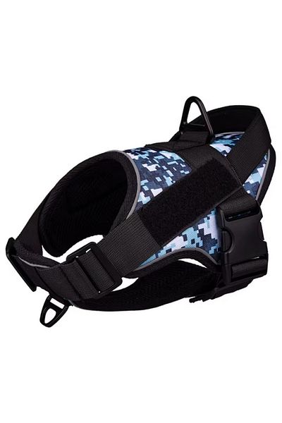 REDz Accessories Ham Guardian, mâner de control, mărimea L, pentru câini, material textil dens, albastru