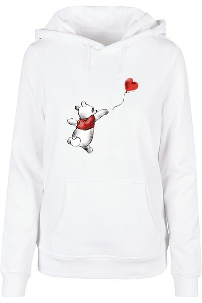 F4NT4STIC Damen Ladies Winnie The Pooh - Balloon Hoody