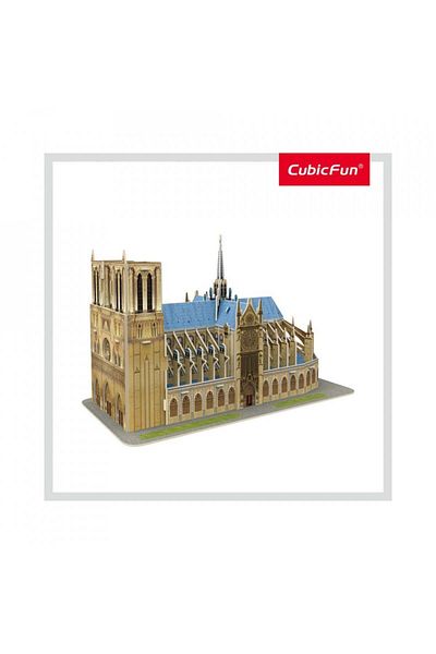 Cubic Fun - Notre Dame 3D Puzzle (Medium Level 53 Pieces)