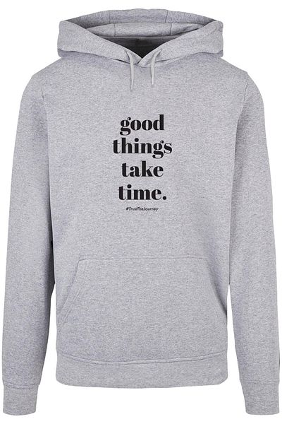Merchcode Herren Good Things Take Time Basic Hoody
