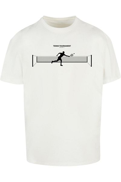 Merchcode Herren Tennis Round 1 Heavy Oversized Tee