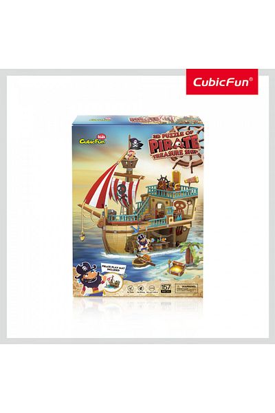 Cubic Fun - 3D Puzzle Treasure Ship 157 Pieces