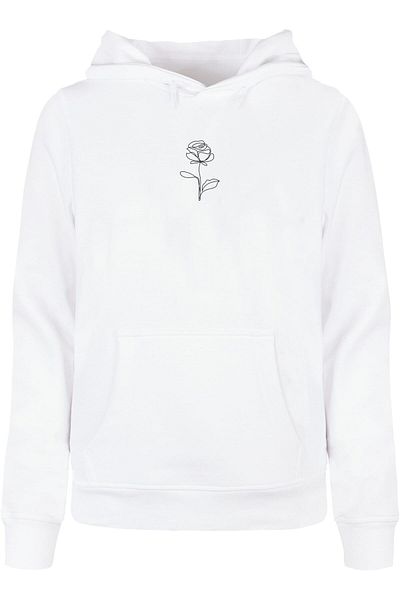 Merchcode Damen Ladies Rose Basic Hoody