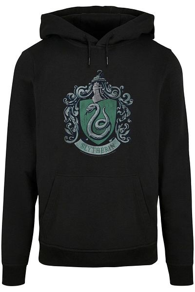 ABSOLUTE CULT Damen Ladies Harry Potter - Distressed Slytherin Crest Hoody