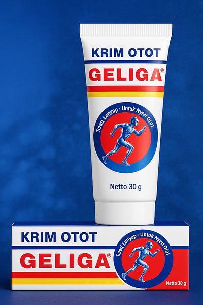 GELIGA Gelıga Massage Cream – Fast Acting and Refreshing Care Cream for Muscles, Waist, Knees, Back