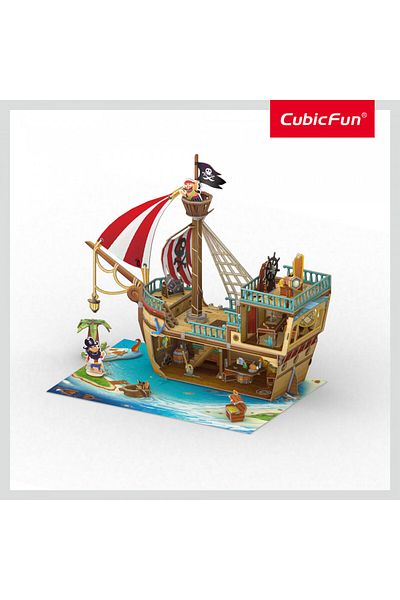 Cubic Fun - 3D Puzzle Treasure Ship 157 Pieces