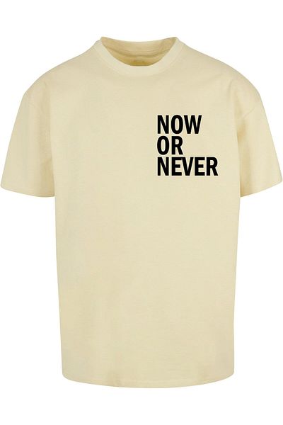 Merchcode Herren Now Or Never Heavy Oversize Tee