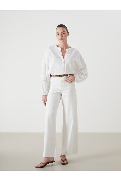 LC Waikiki Γυναικεία μπλούζα με απαγορευμένο γιακά Oversize