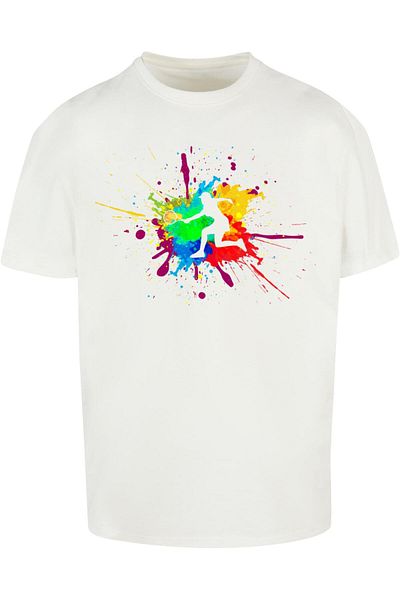 Merchcode Herren Color Splash Player Heavy Oversized Tee