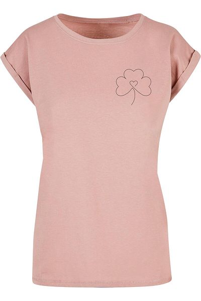 Merchcode Damen Ladies Spring - Leaf Clover Flower T-shirt