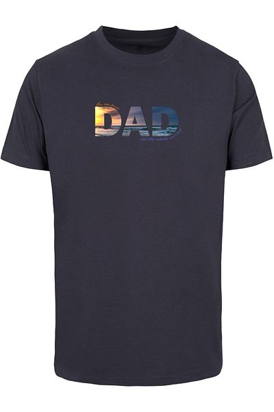 Merchcode Herren For The Best Dad T-shirt Round Neck