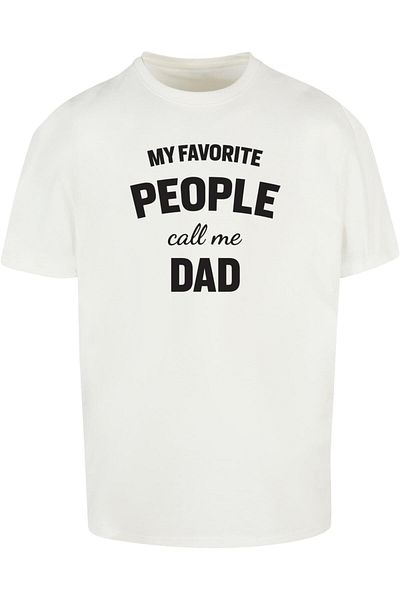 Merchcode Herren Fathers Day – My Favourite People Call Me Dad Heavy Oversize T-Shirt