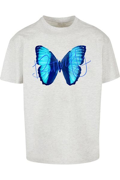 Merchcode Herren Butterfly Blue Heavy Oversized Tee