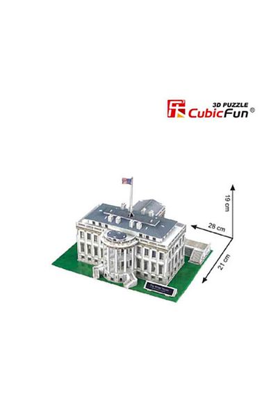 Cubic Fun - White House 3D Led Puzzle 151 pieces