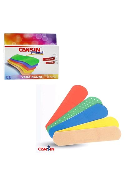 ÇAYLAR AVM Cansın Band-Aid Patterned Pack of 20 (20 Pieces)