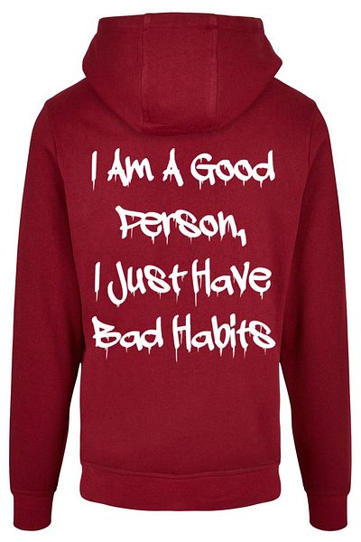 Merchcode Herren Bad Habits Basic Hoody