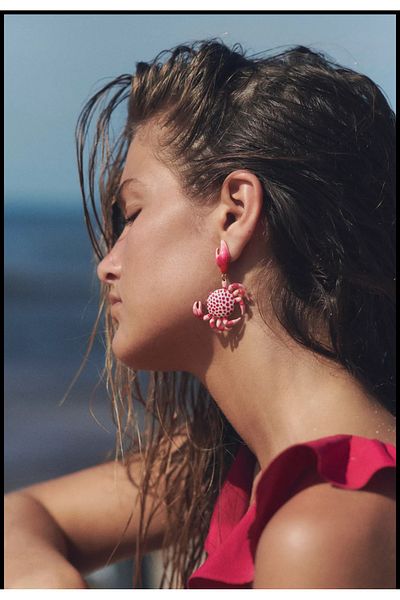 YENGEÇ Brand Model Crab Earrings