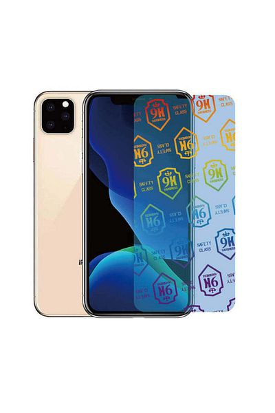 REDz Accessories Folie de protecție hibridă compatibilă cu iPhone 12 Mini, Nano Glass, flexibilă, rezistentă la șocuri