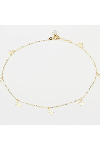 Glorria Altın Kelebek Halhal