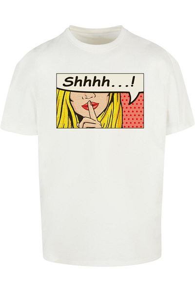 Merchcode Herren Silent Sign Comic Heavy Oversized Tee