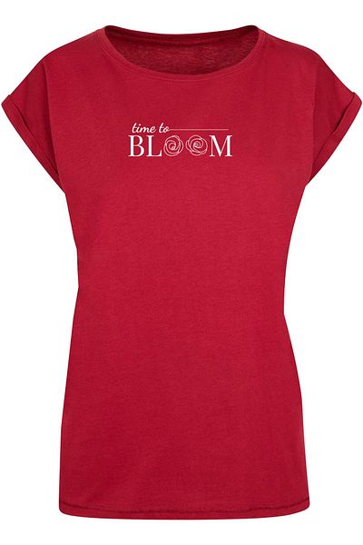 Merchcode Damen Ladies Just Love Extended Shoulder Tee