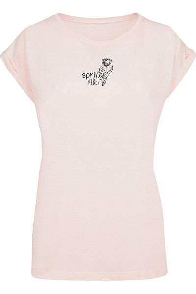Merchcode Damen Ladies Spring - Vibes T-shirt